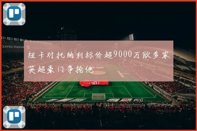 纽卡对托纳利标价超9000万欧多家英超豪门争抢他